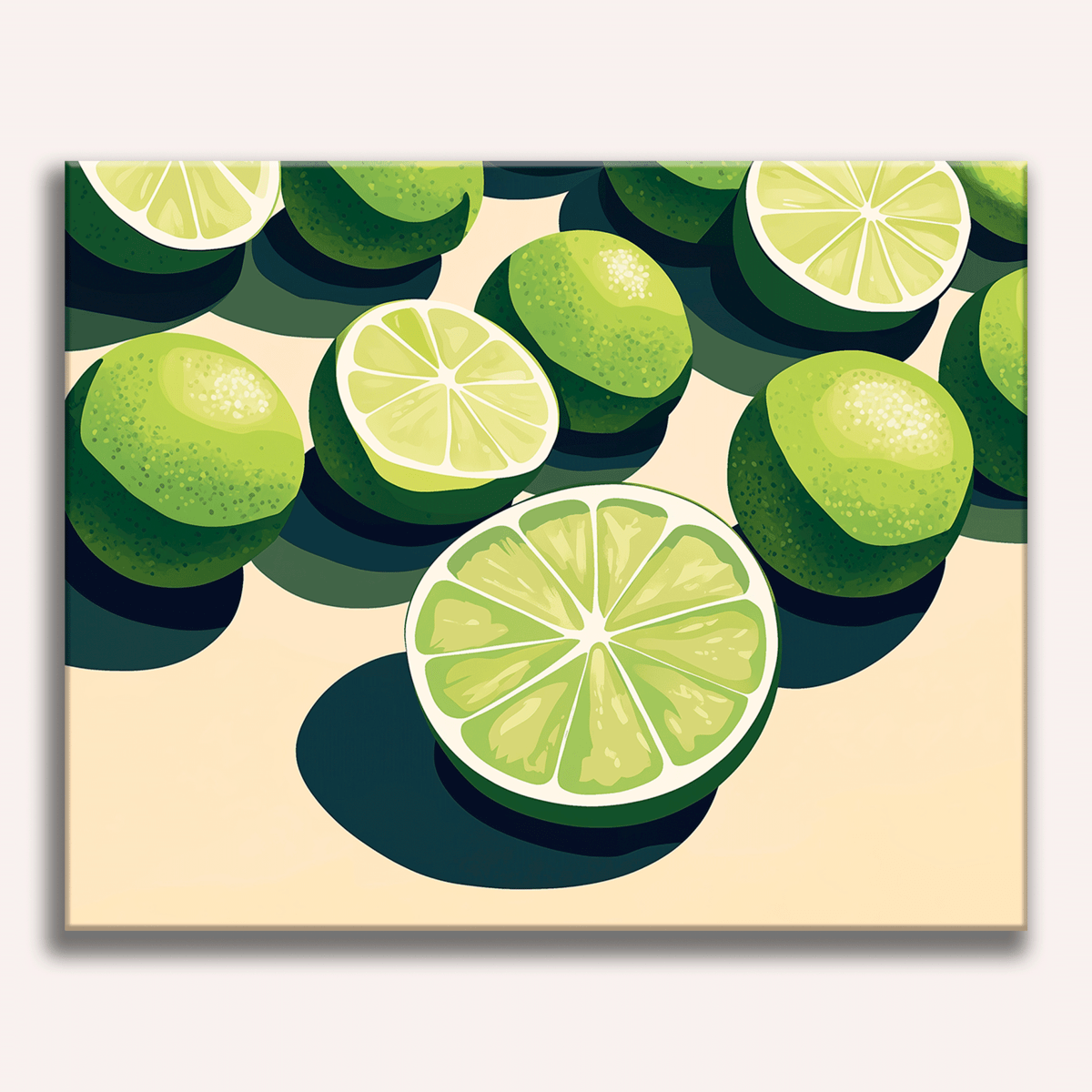 Lots of Lime - Number Artist Diamond Painting Kits