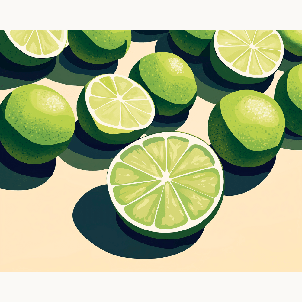 Lots of Lime - Number Artist Diamond Painting Kits