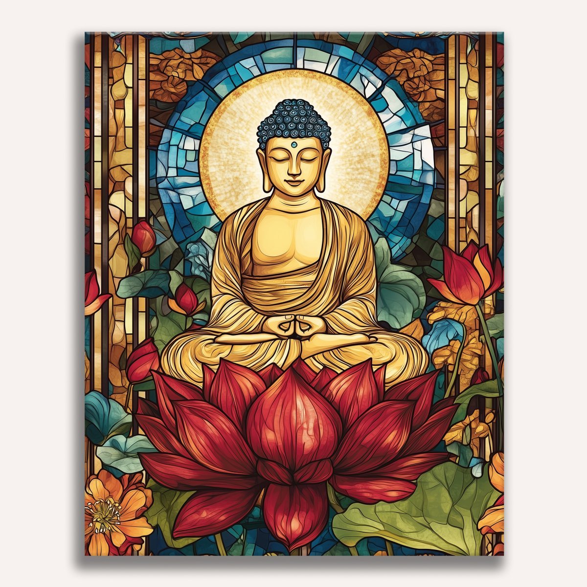 Lotus Enlightenment - Number Artist Diamond Painting Kits
