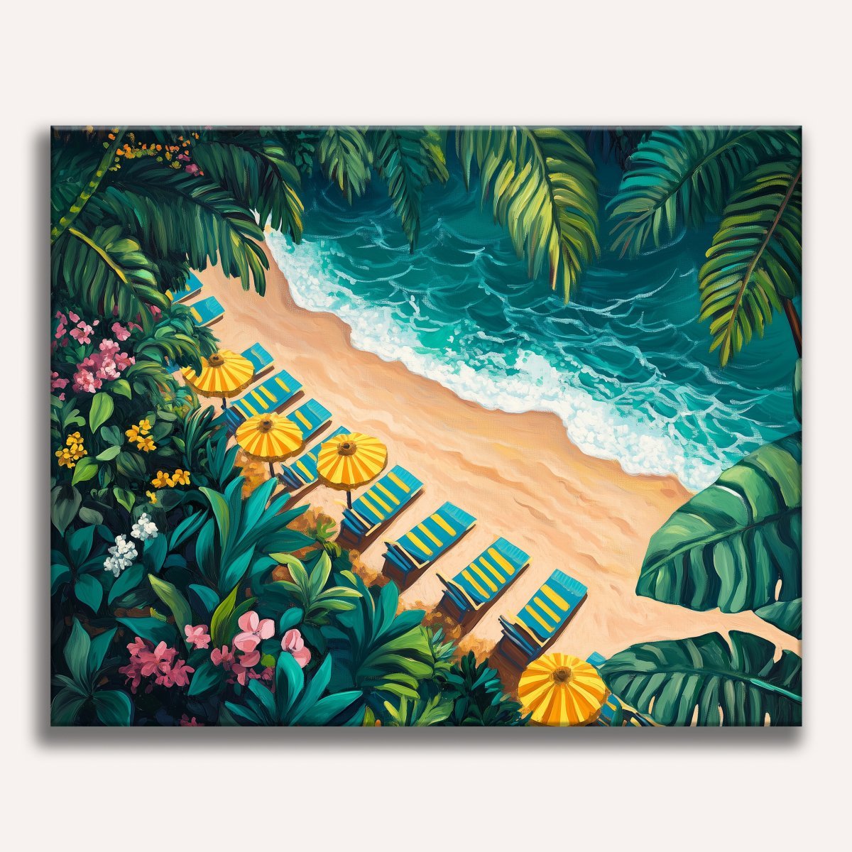 Lush Beach - Number Artist Diamond Painting Kits