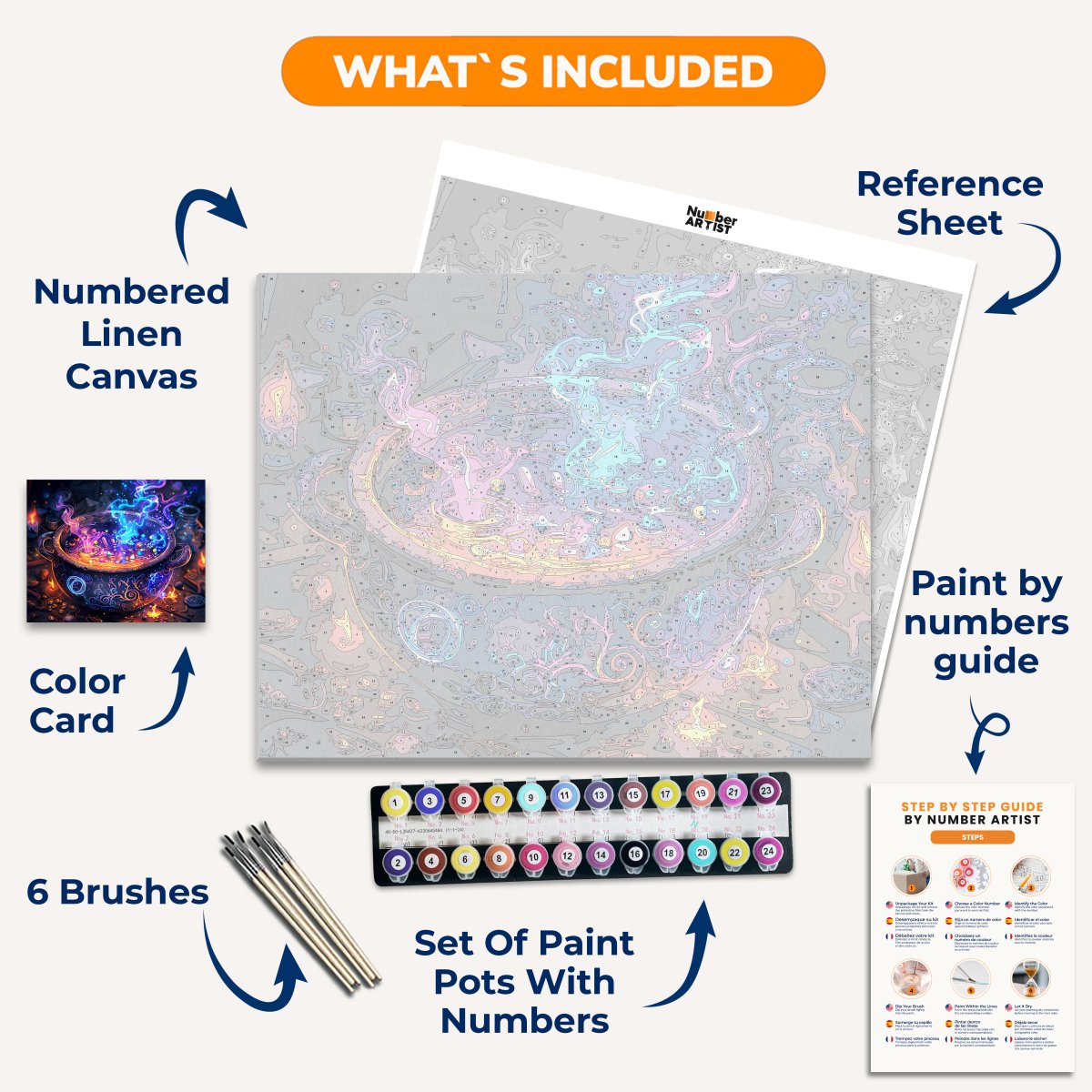 Magical-Cauldron - Number Artist Paint By Numbers Kits