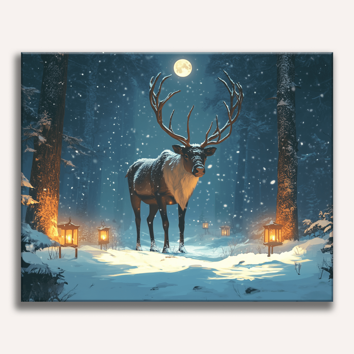 Magnificent Elk - Number Artist Diamond Painting Kits