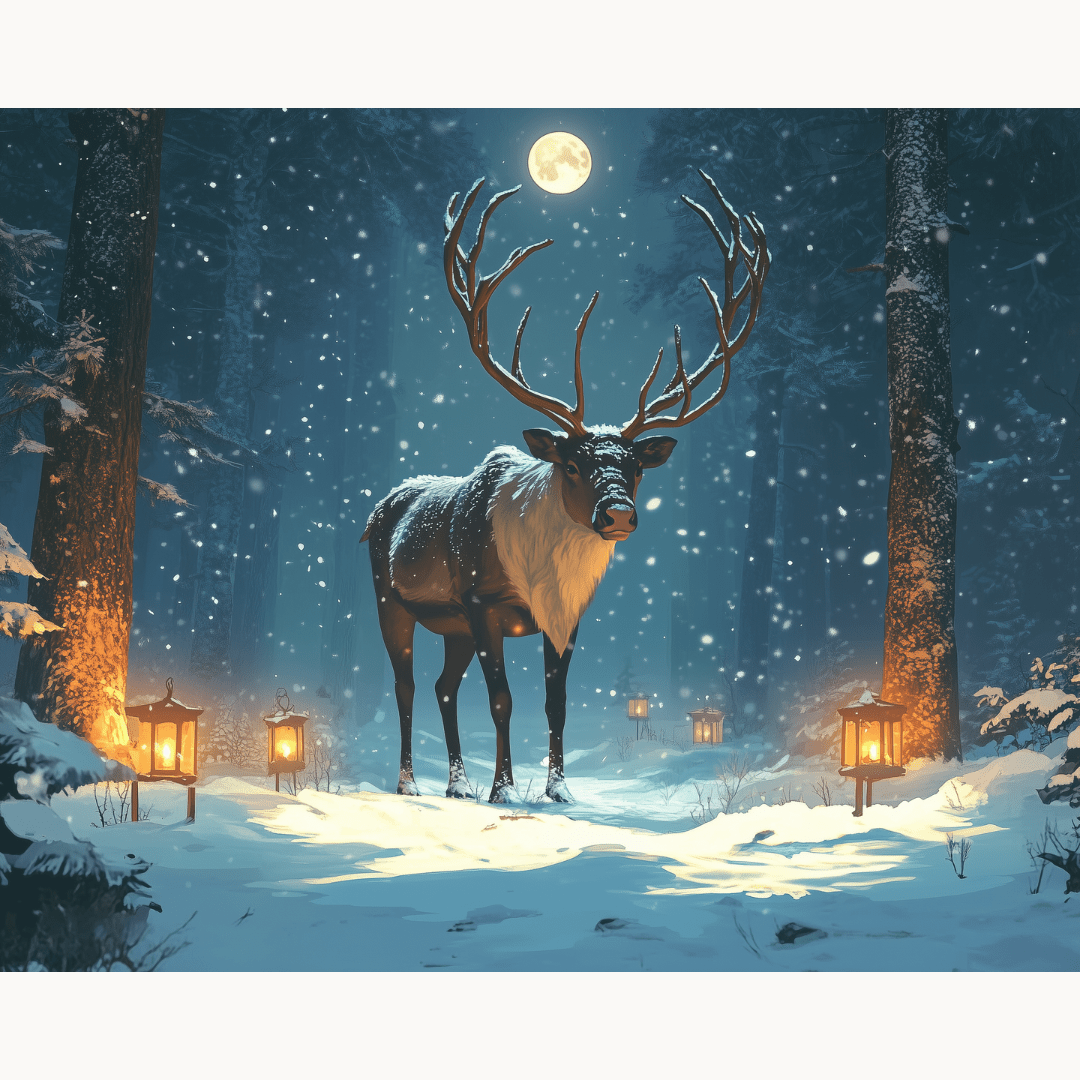 Magnificent Elk - Number Artist Diamond Painting Kits