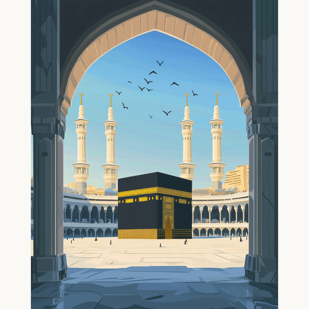 Magnificent Kaaba - Number Artist Diamond Painting Kits