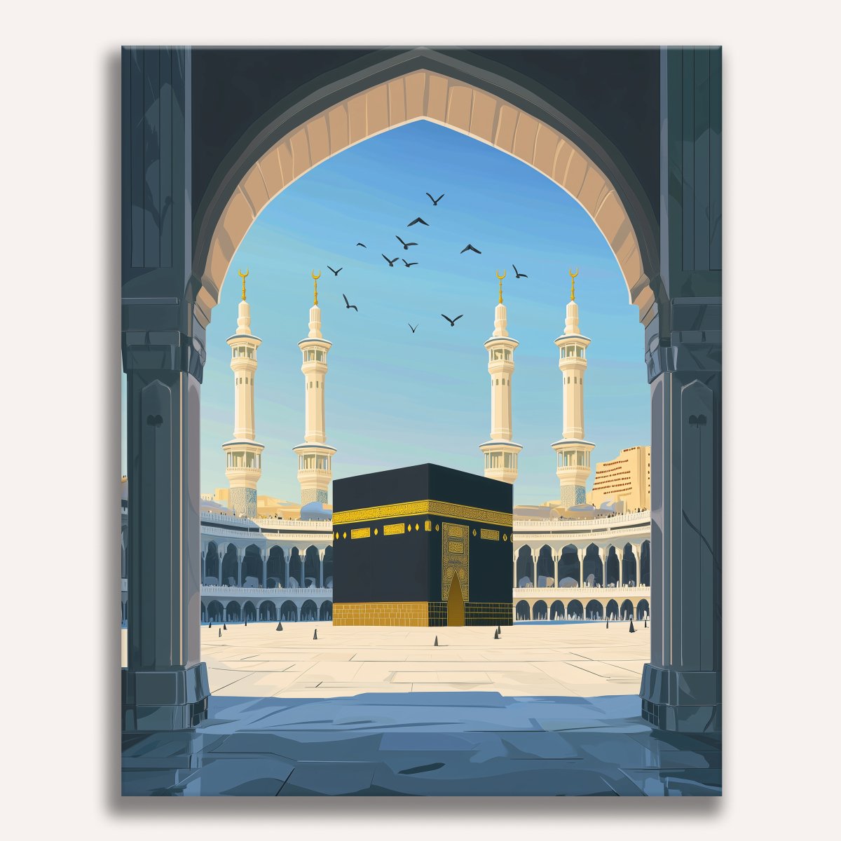 Magnificent Kaaba - Number Artist Diamond Painting Kits