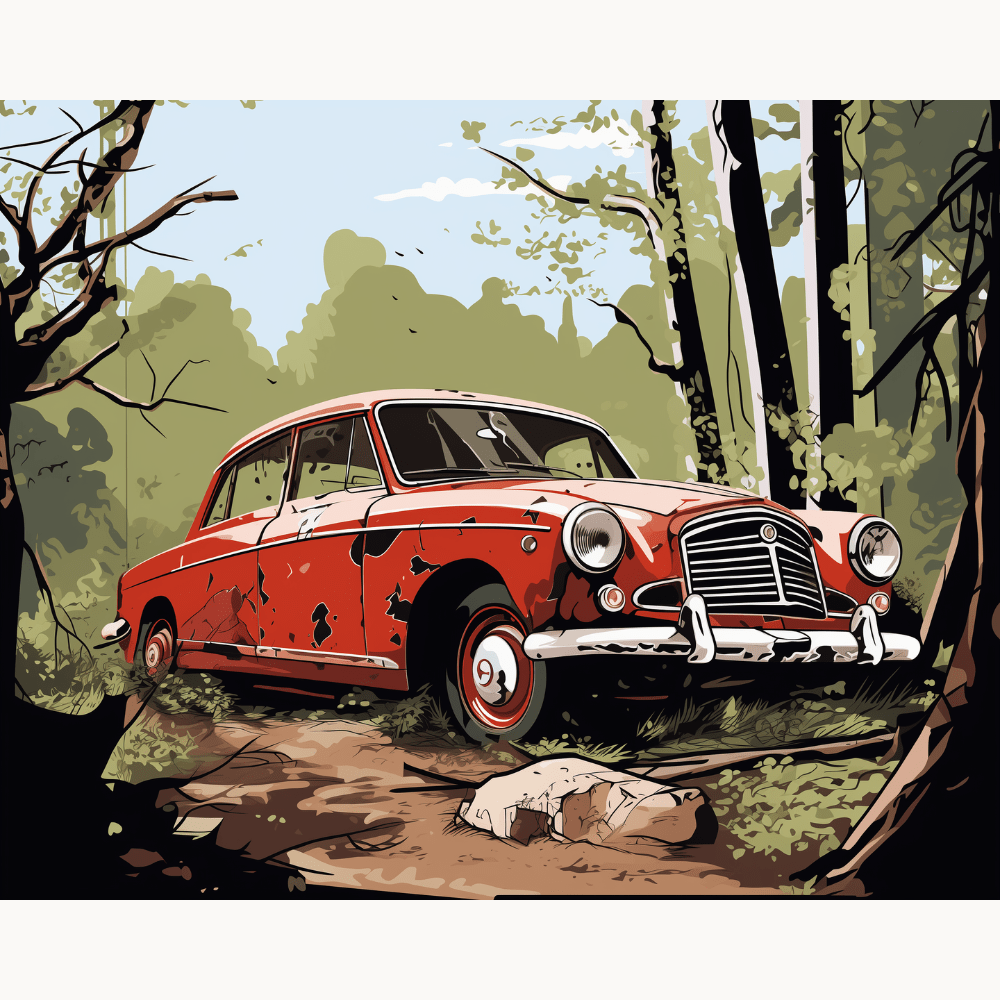 Memories Lost in Time - Number Artist Diamond Painting Kits