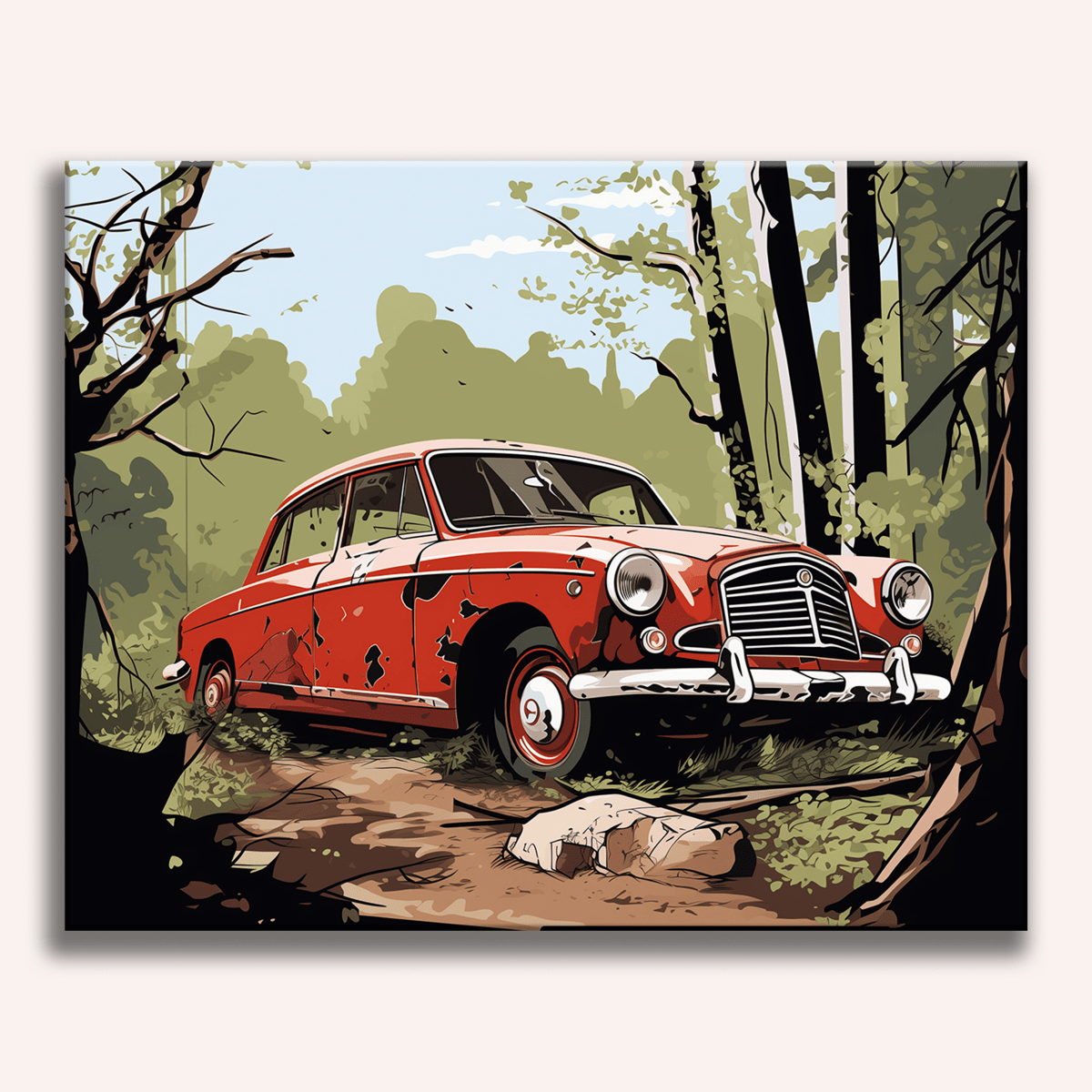 Memories Lost in Time - Number Artist Diamond Painting Kits