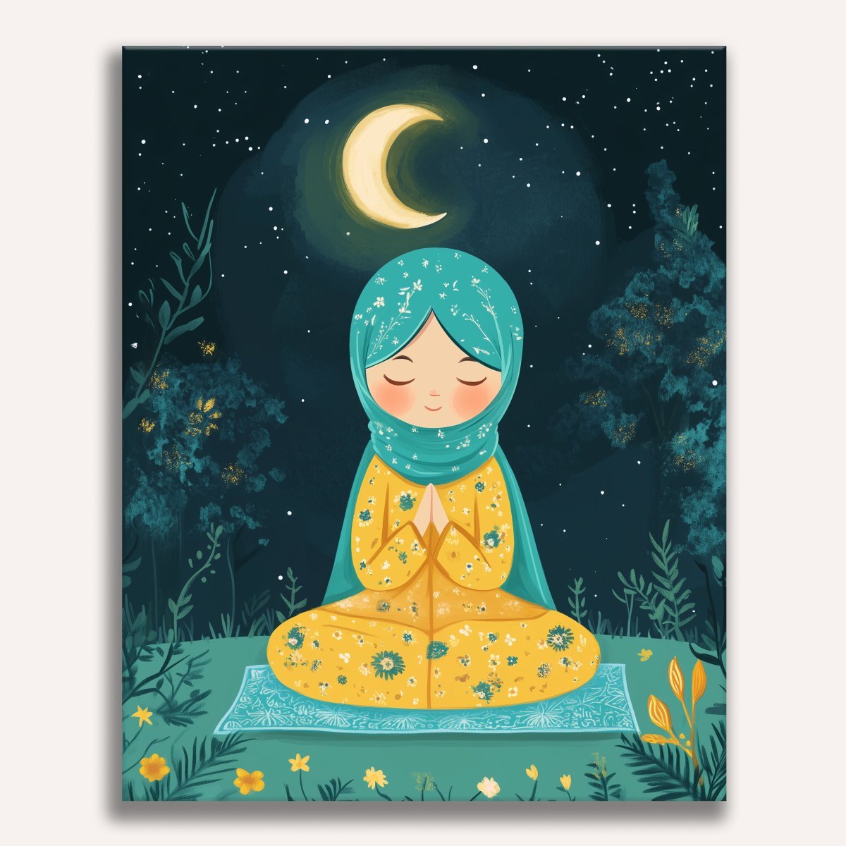 Midnight Prayer - Number Artist Diamond Painting Kits