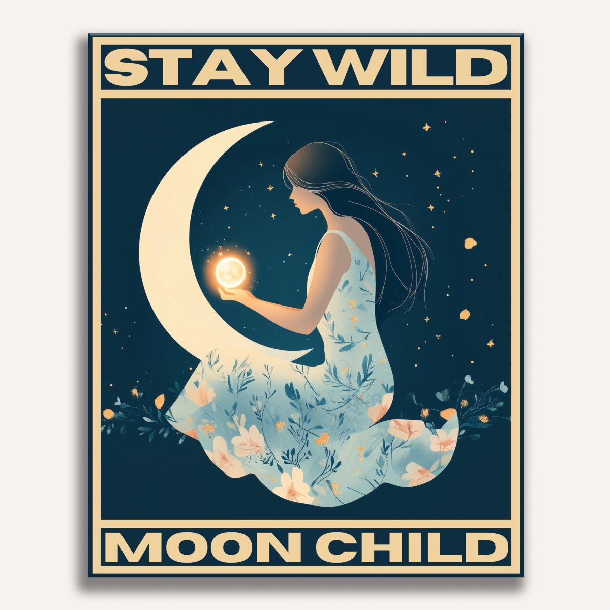 Moon Child - Number Artist Diamond Painting Kits