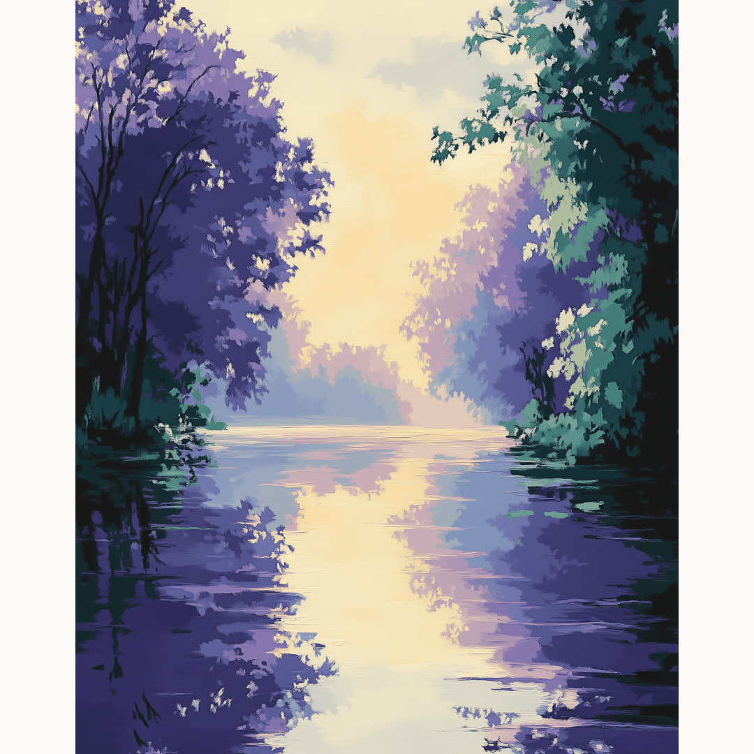 Morning on the Seine - Number Artist Diamond Painting Kits