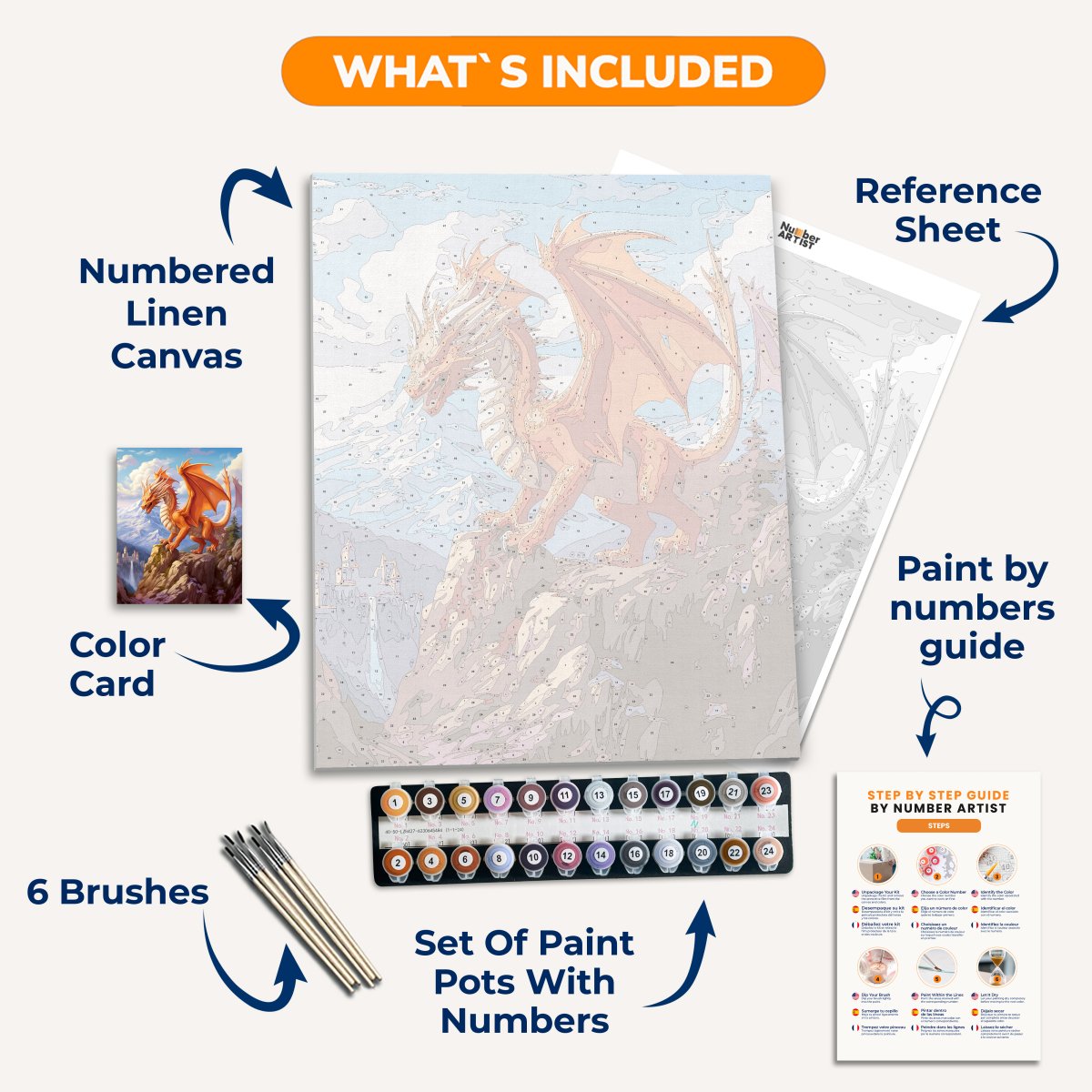 Majesty on High - Number Artist Paint By Numbers Kits