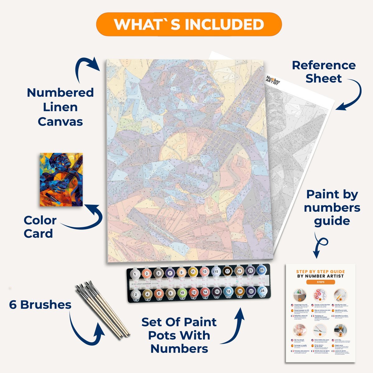 Musician's World - Number Artist Diamond Painting Kits