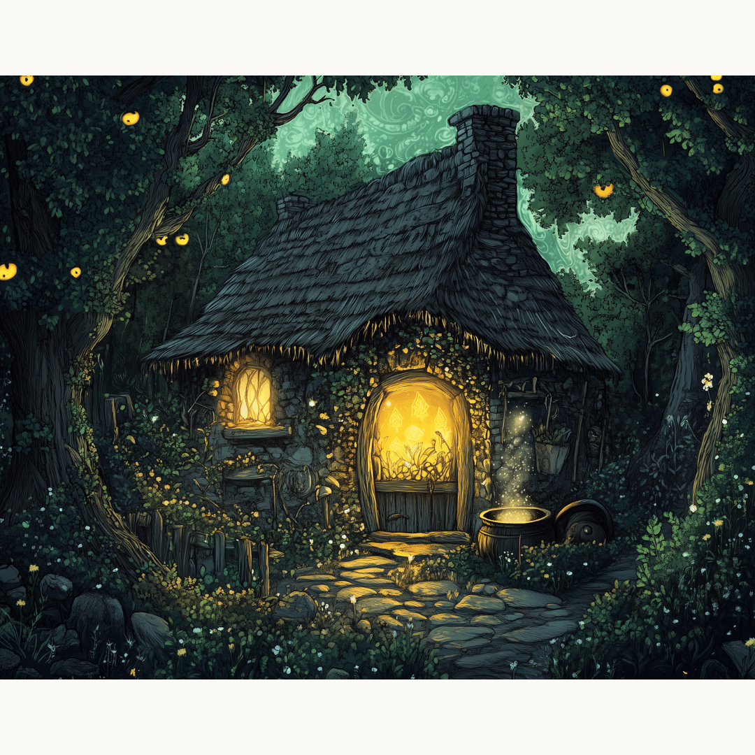 Mysterious Cottage - Number Artist Diamond Painting Kits