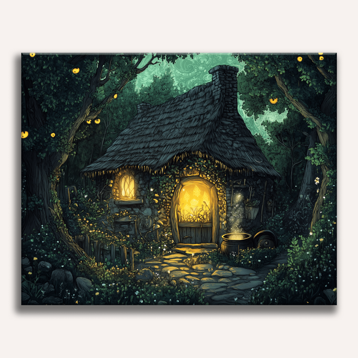 Mysterious Cottage - Number Artist Diamond Painting Kits