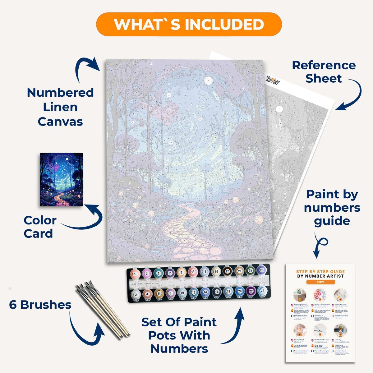 Mystical Pathway - Number Artist Diamond Painting Kits
