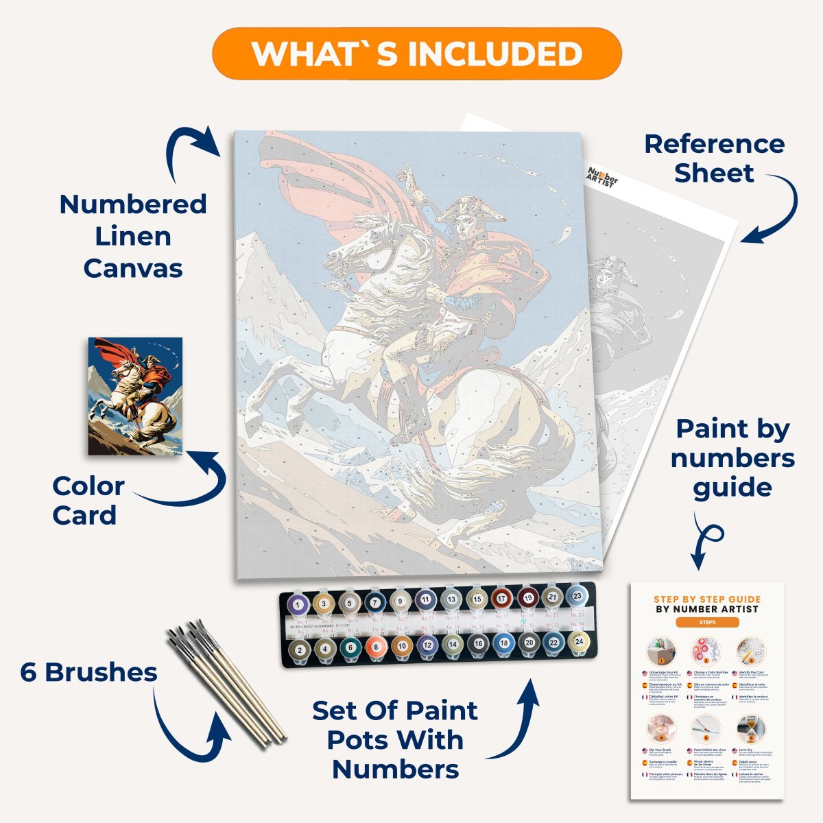 Napoleon - Number Artist Diamond Painting Kits