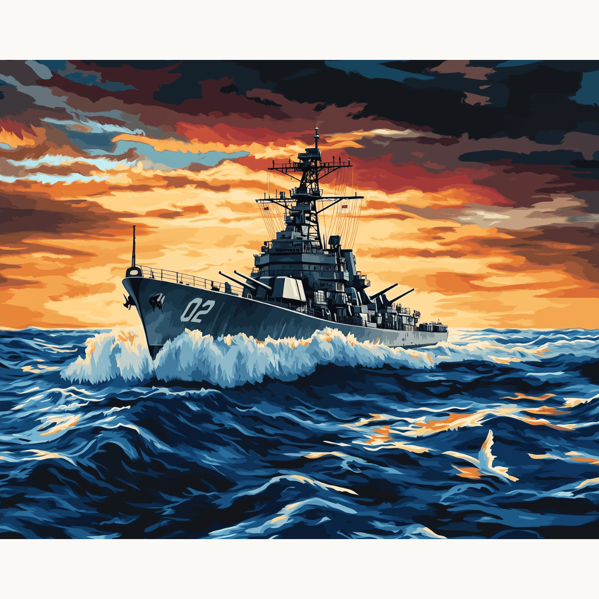 Navy Battleship
