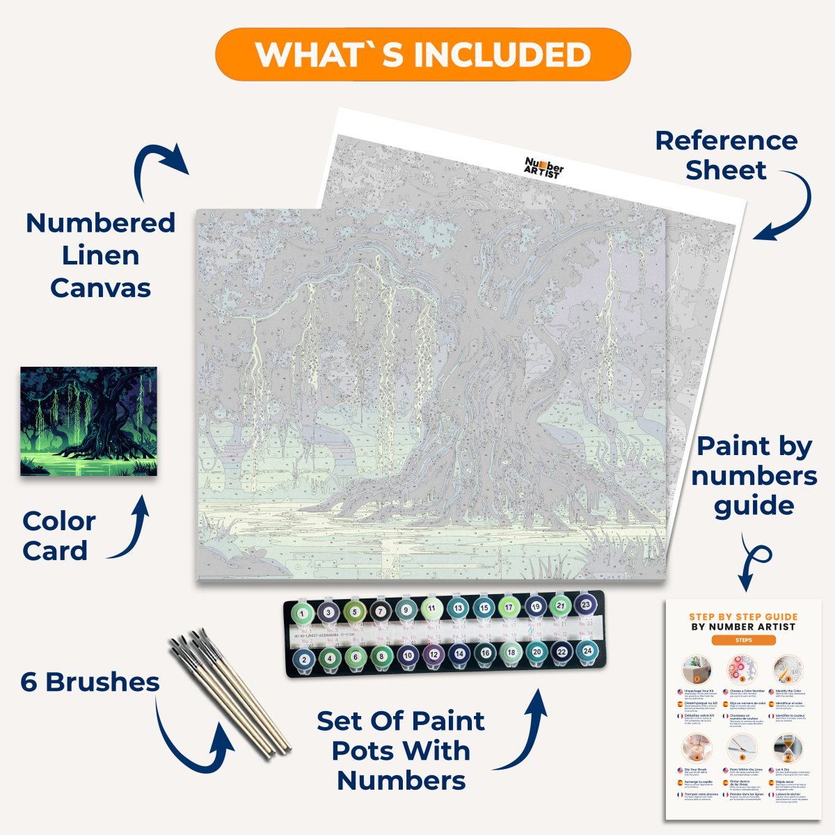 Neon Swamp - Number Artist Diamond Painting Kits