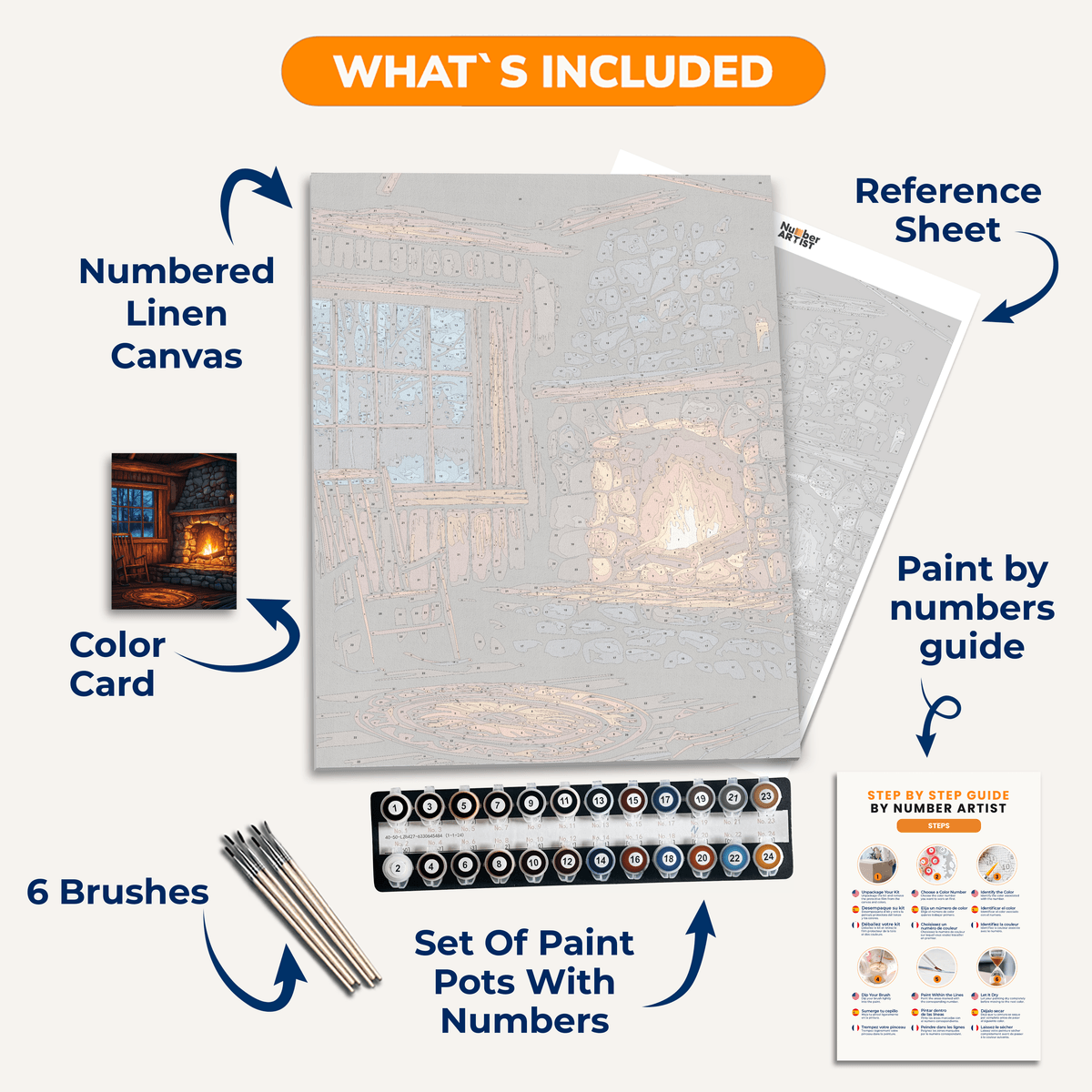 Norwegian Wood - Number Artist Paint by Numbers Kits