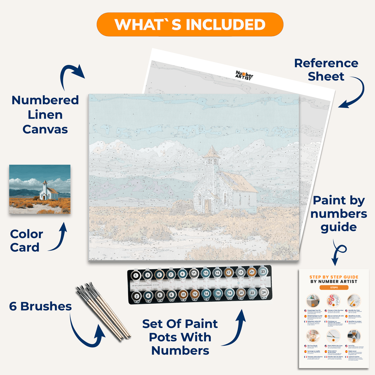 November Rain - Number Artist Paint by Numbers Kits