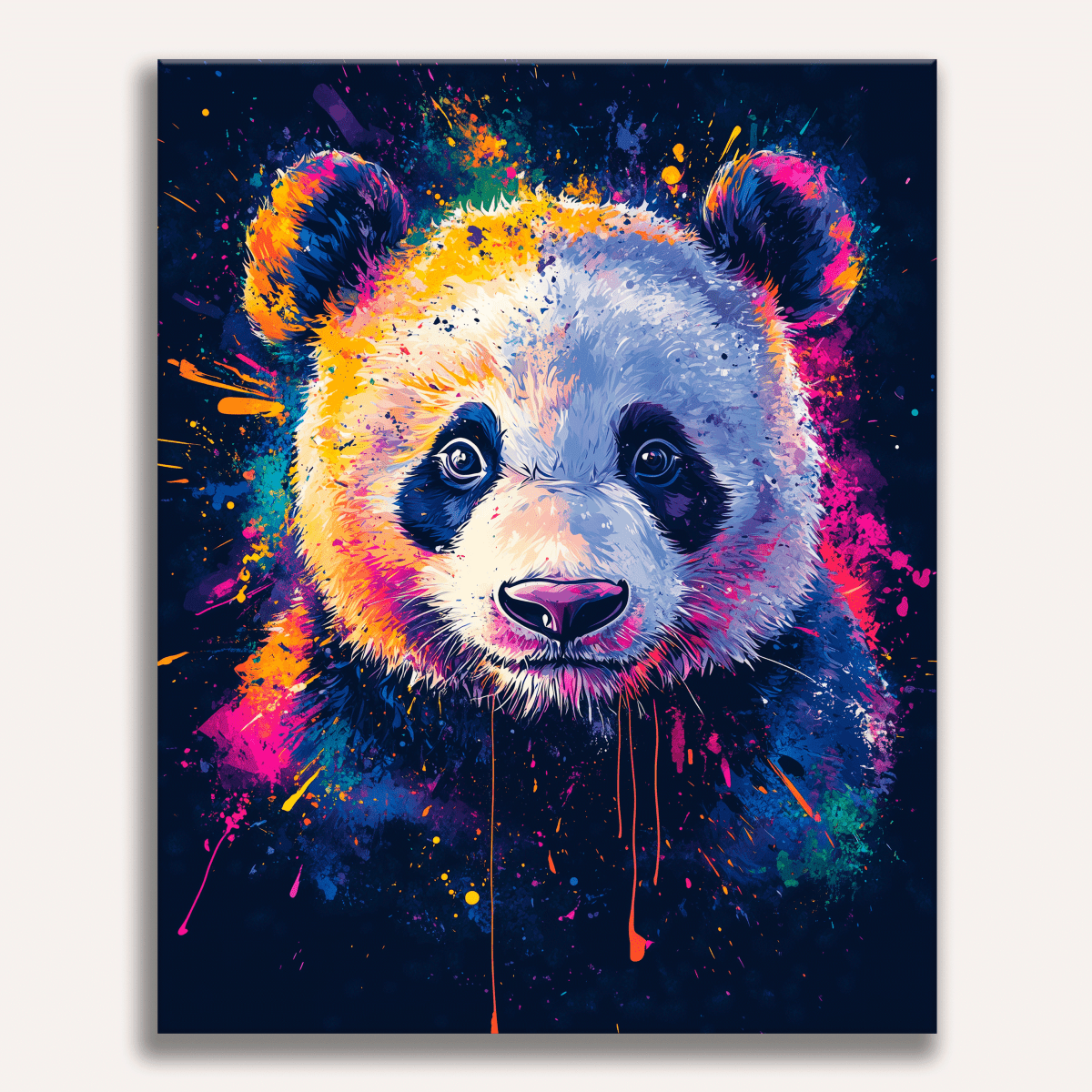 Panda Cub Artist - Number Artist Diamond Painting Kits