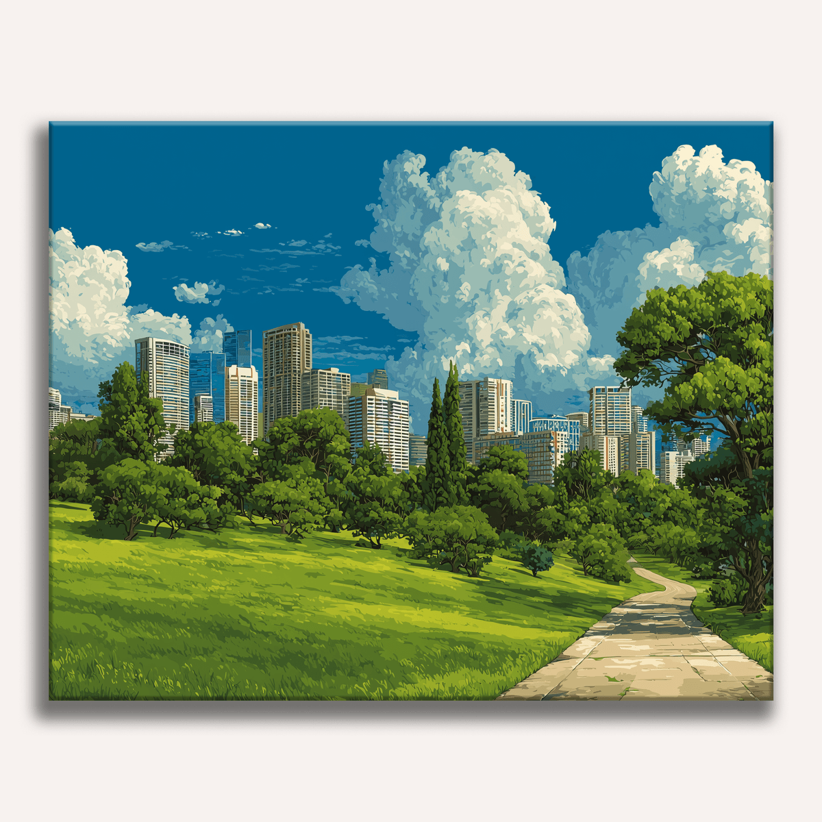 Paradise City - Number Artist Paint by Numbers Kits