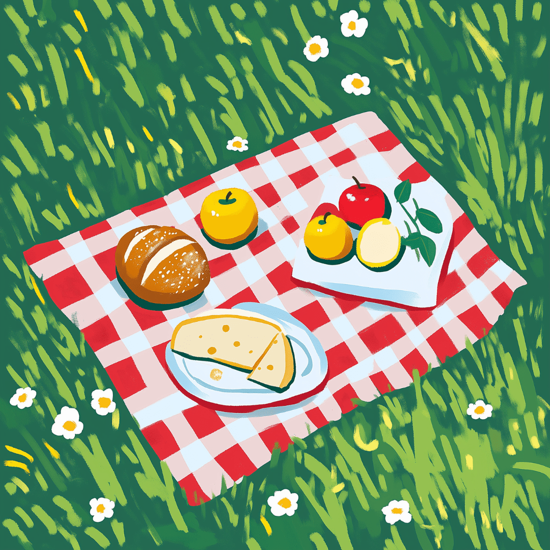 Picnic Spread - Number Artist Diamond Painting Kits