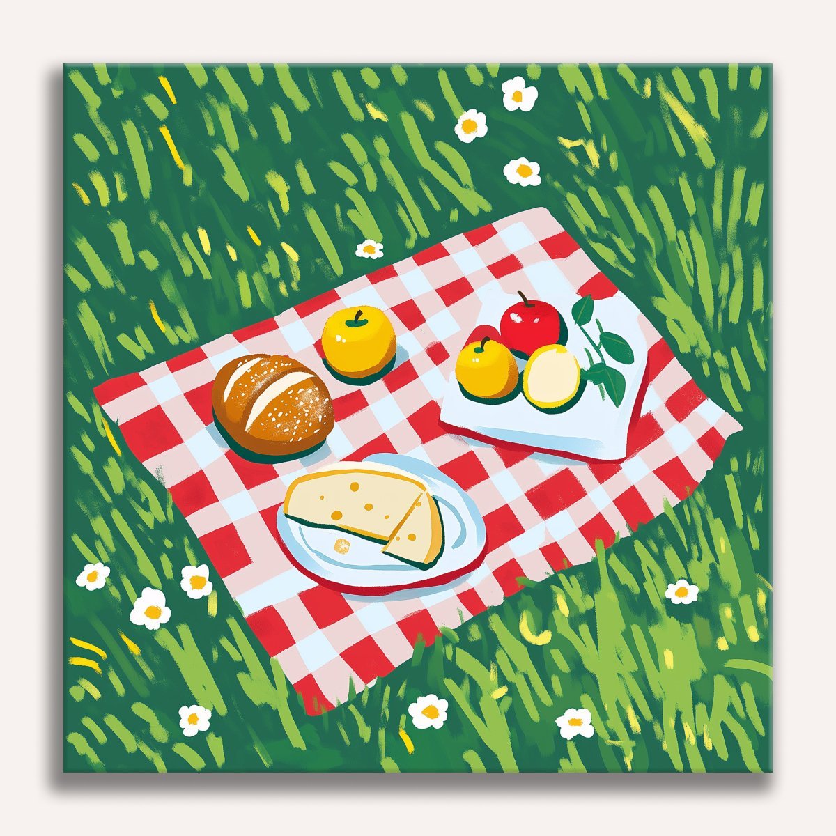 Picnic Spread - Number Artist Diamond Painting Kits