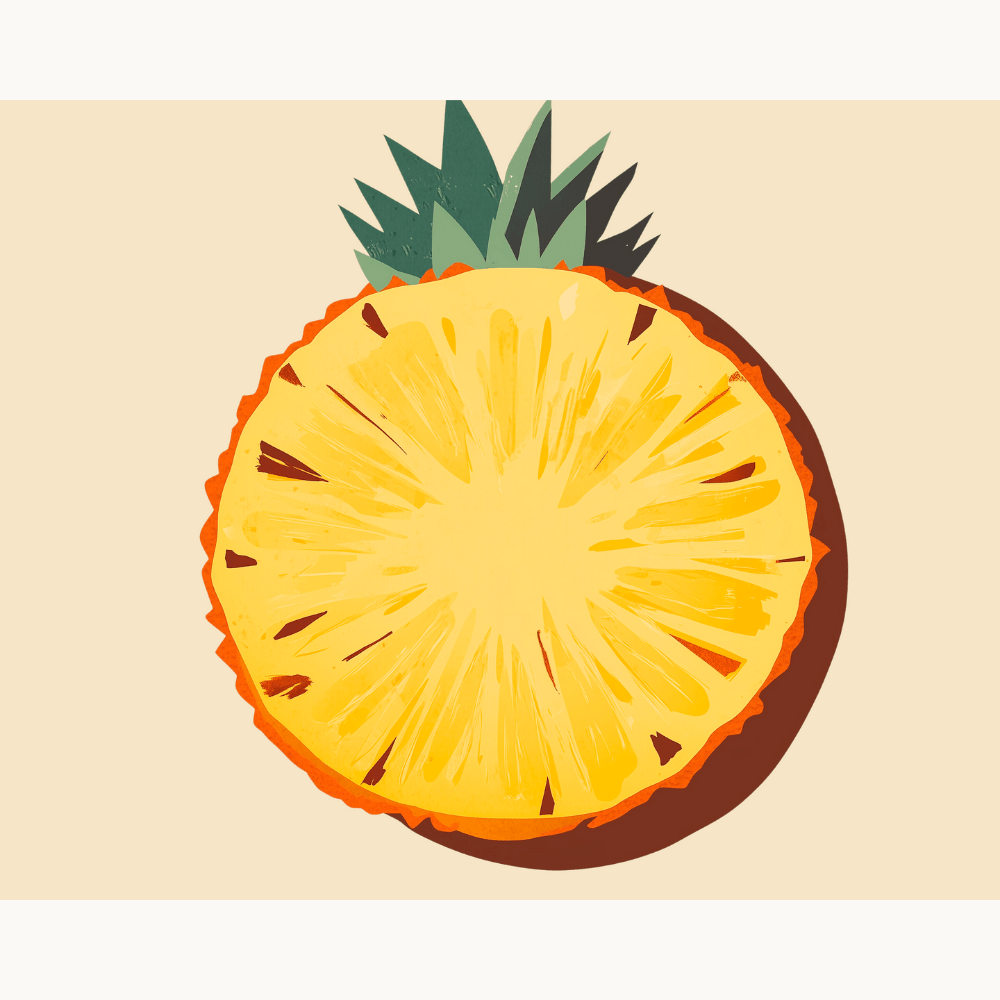 Pineapple Slice - Number Artist Diamond Painting Kits