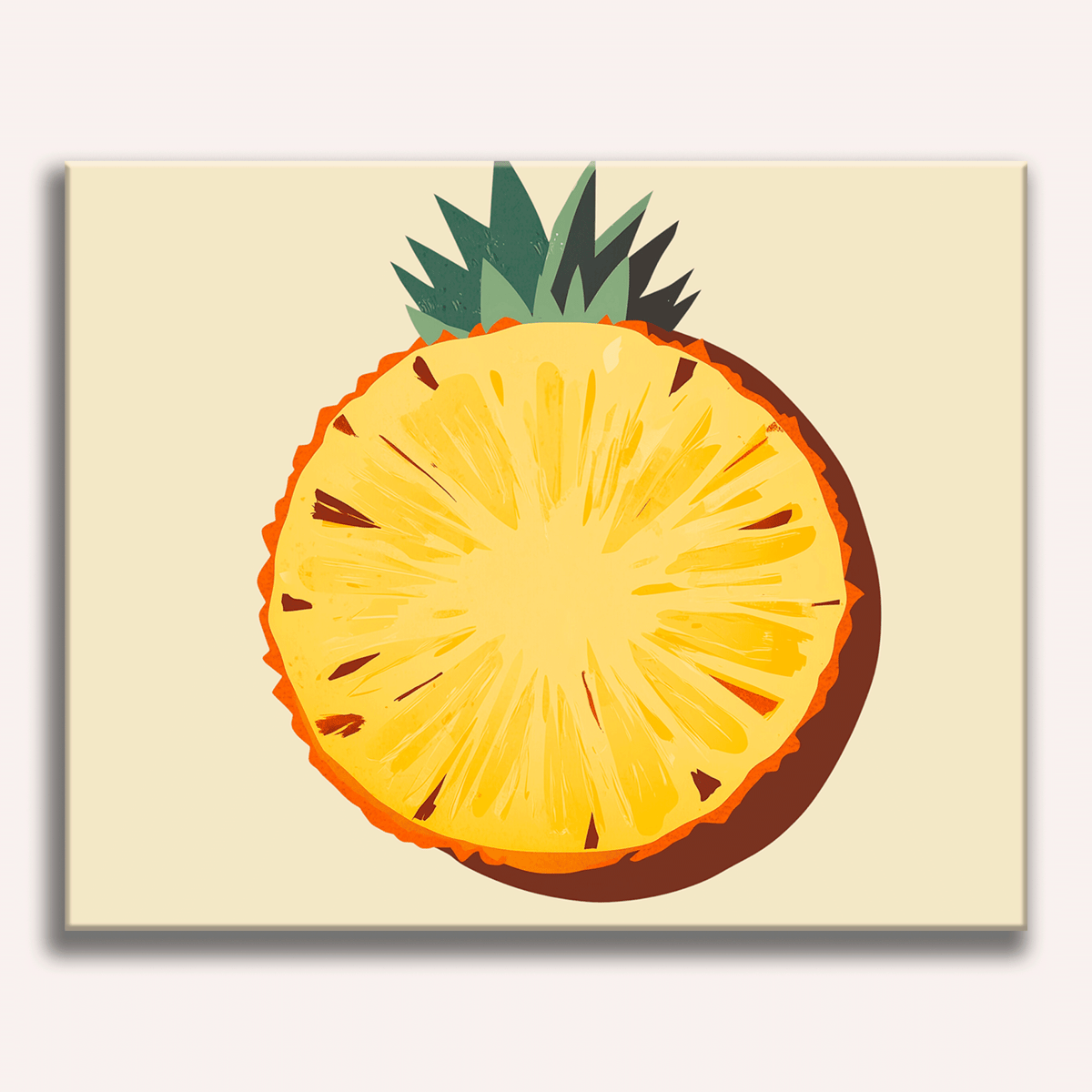 Pineapple Slice - Number Artist Diamond Painting Kits