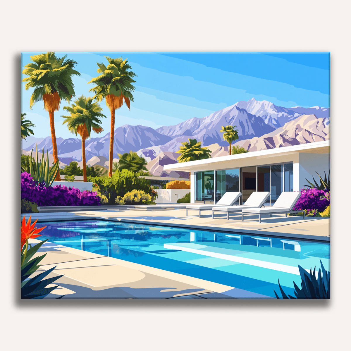 Pool Relaxation - Number Artist Paint by Numbers Kits