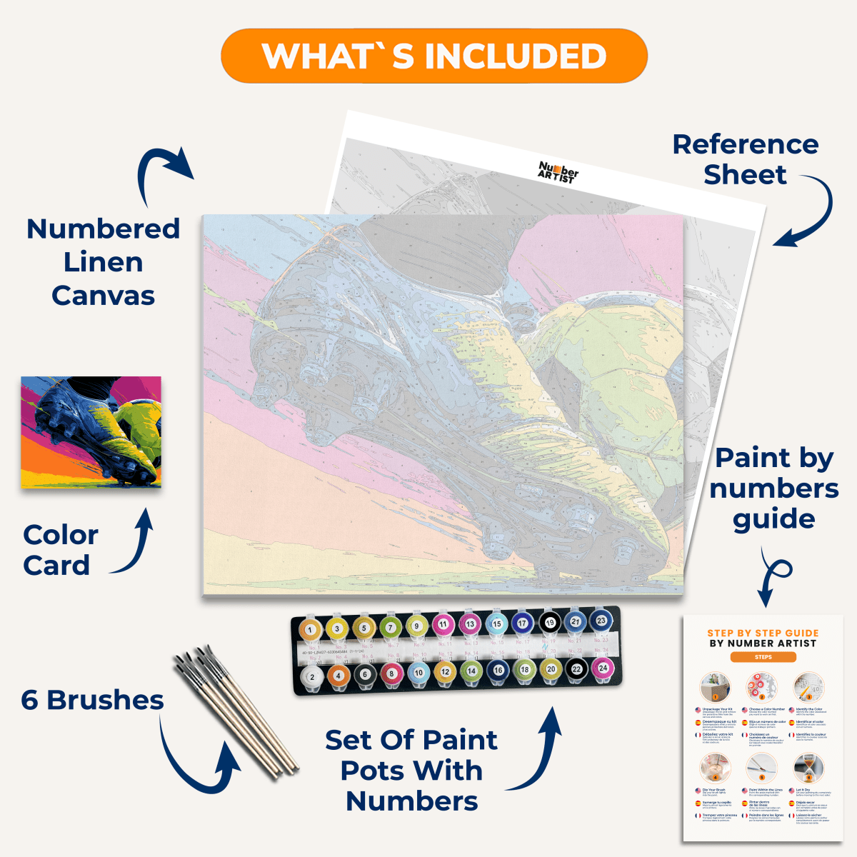 Power Shot - Number Artist Paint by Numbers Kits