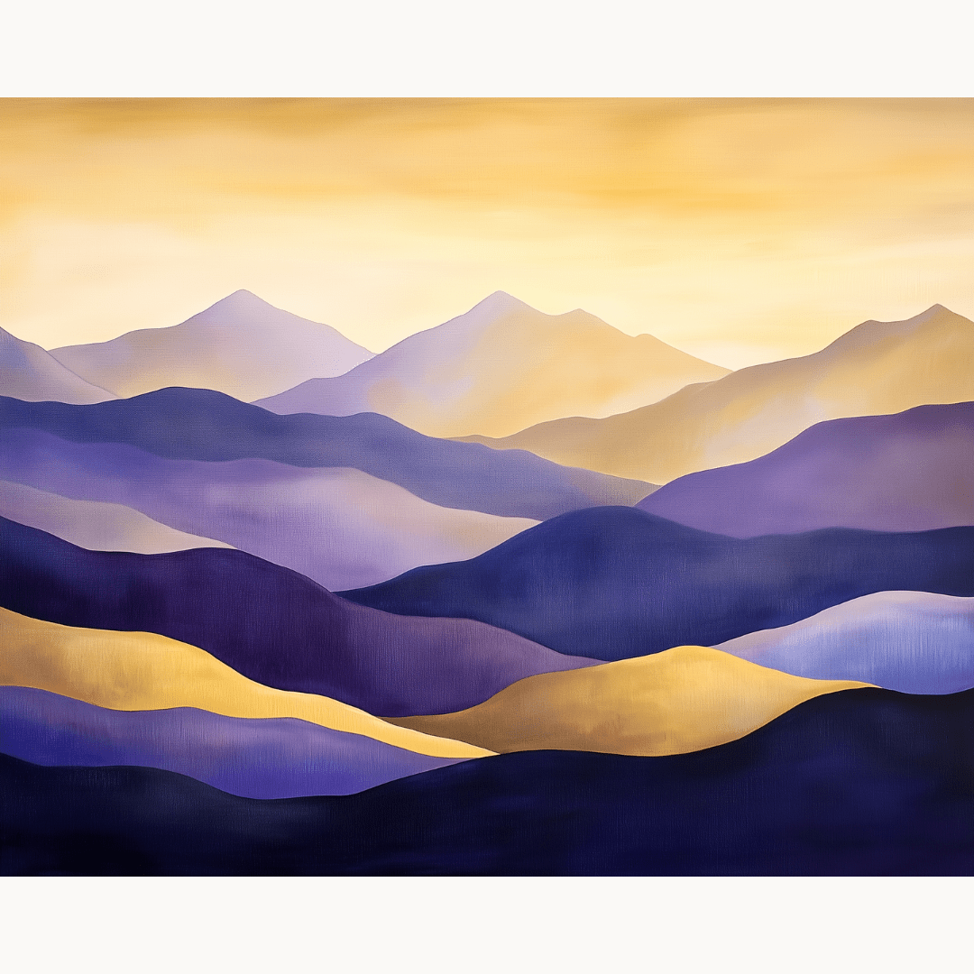 Purple Sands - Number Artist Diamond Painting Kits