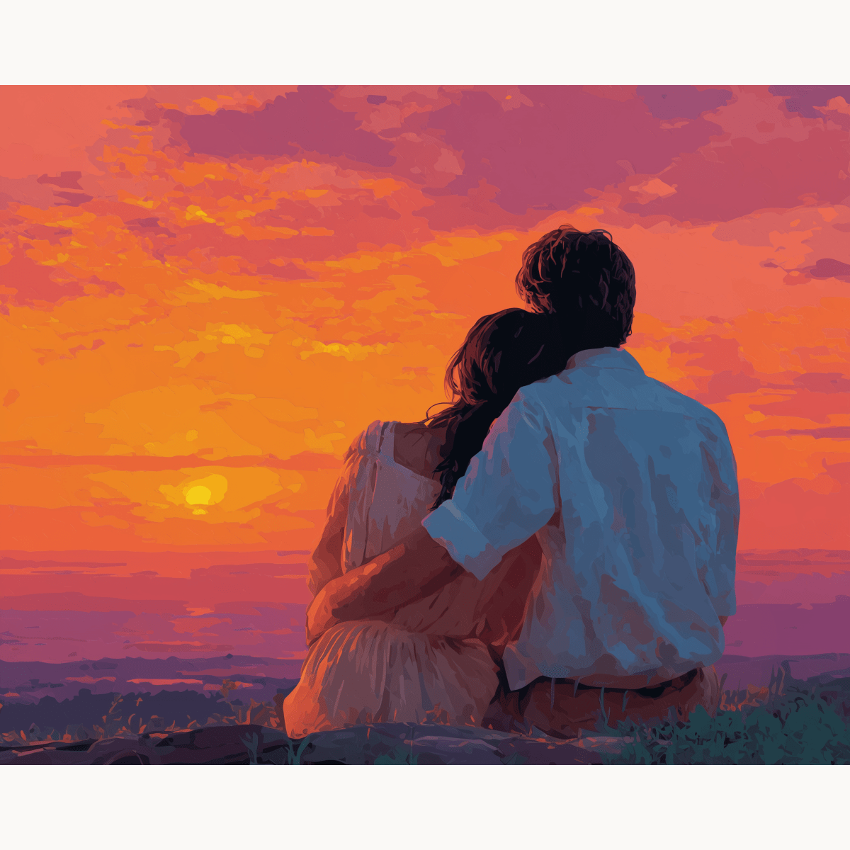 Put Your Head on my Shoulder - Number Artist Paint by Numbers Kits