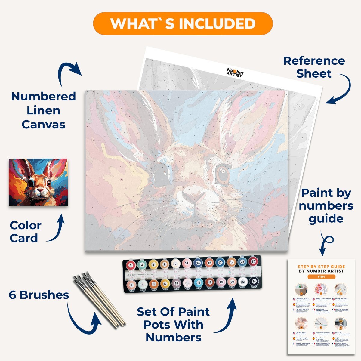 Rabbit Paint - Number Artist Diamond Painting Kits