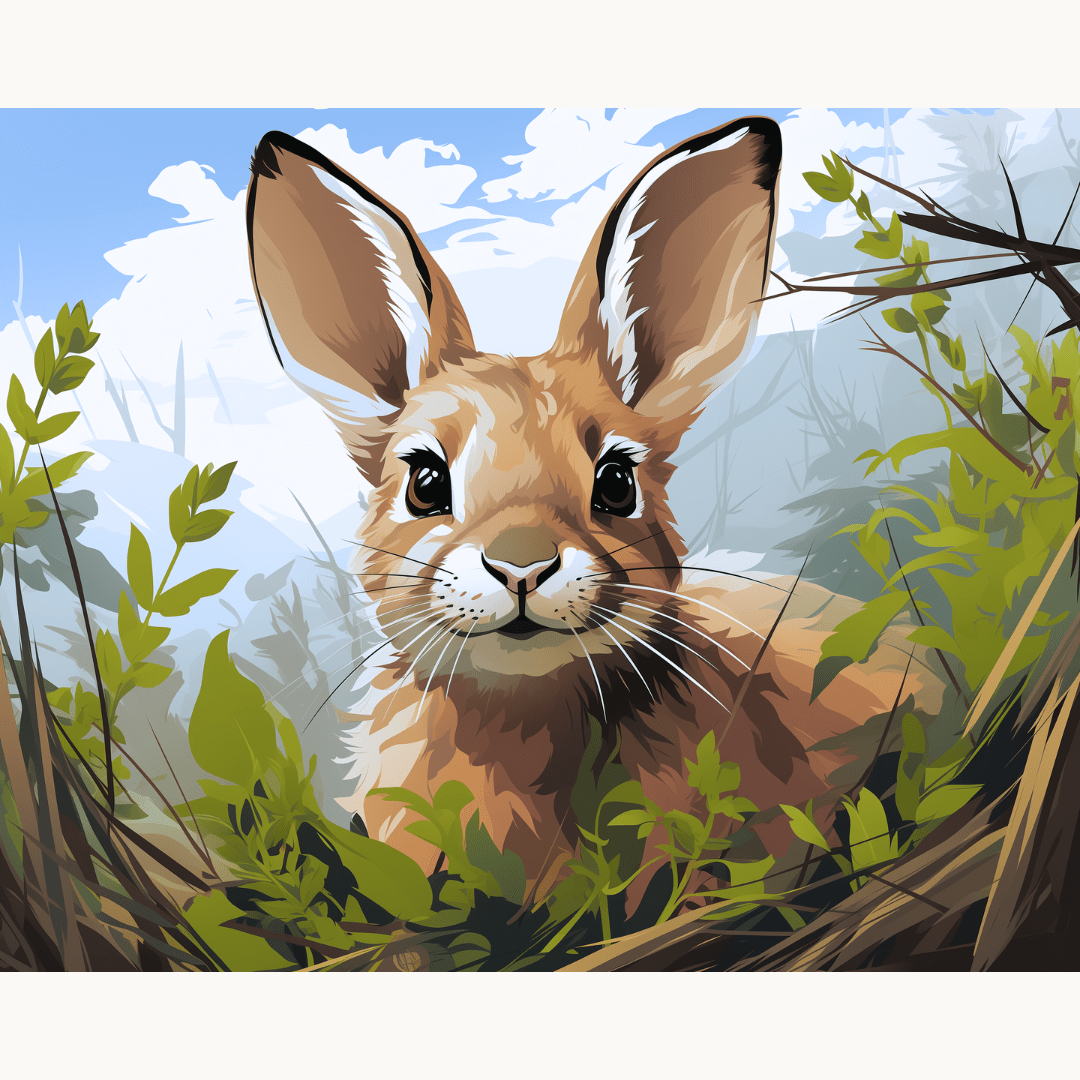 Rabbit’s Lair - Number Artist Diamond Painting Kits