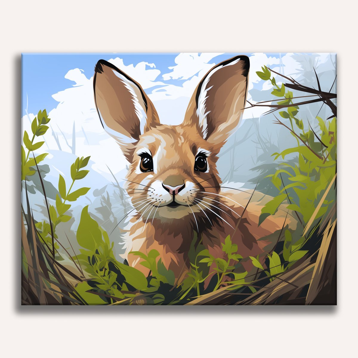 Rabbits Lair | Paint by Numbers Kit by Number Artist