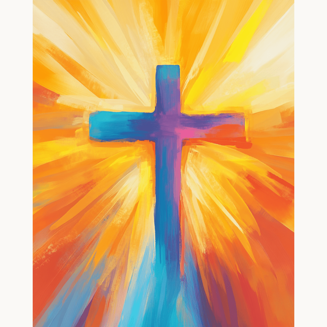 Radiant Cross - Number Artist Diamond Painting Kits