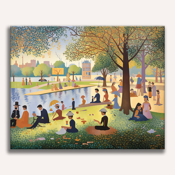 Sunday Afternoon Paint by Numbers Kit