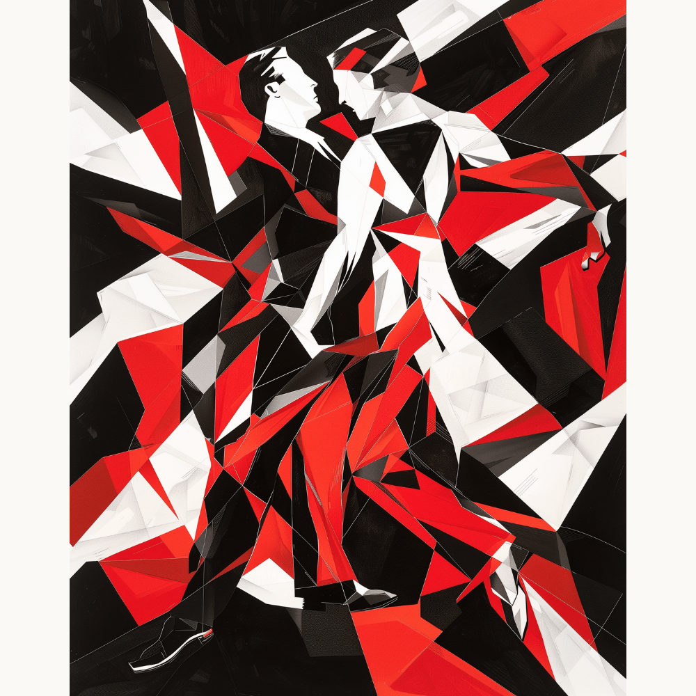 Red Tango - Number Artist Diamond Painting Kits