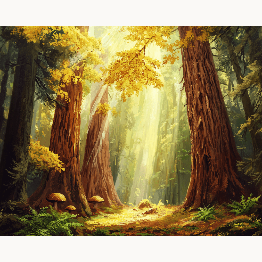 Redwood Sanctuary - Number Artist Diamond Painting Kits