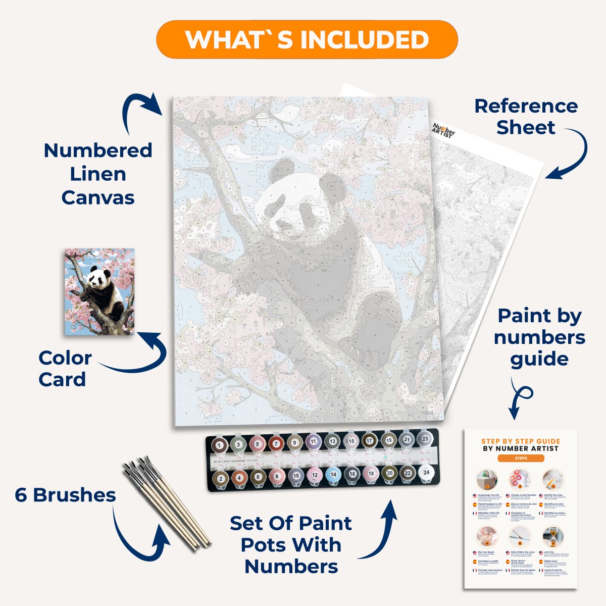 New Panda - Number Artist Paint By Numbers Kits