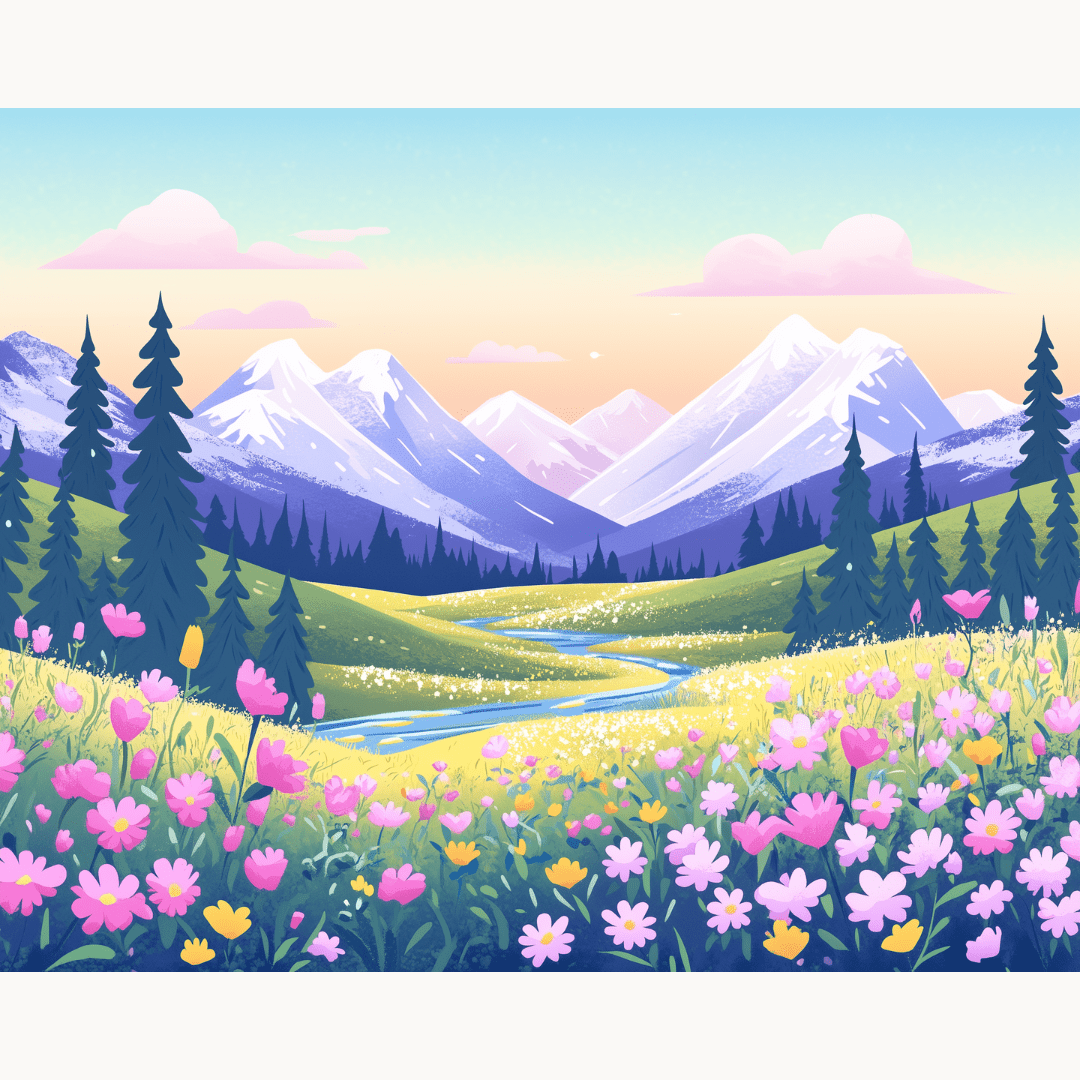 Rich Meadow - Number Artist Diamond Painting Kits