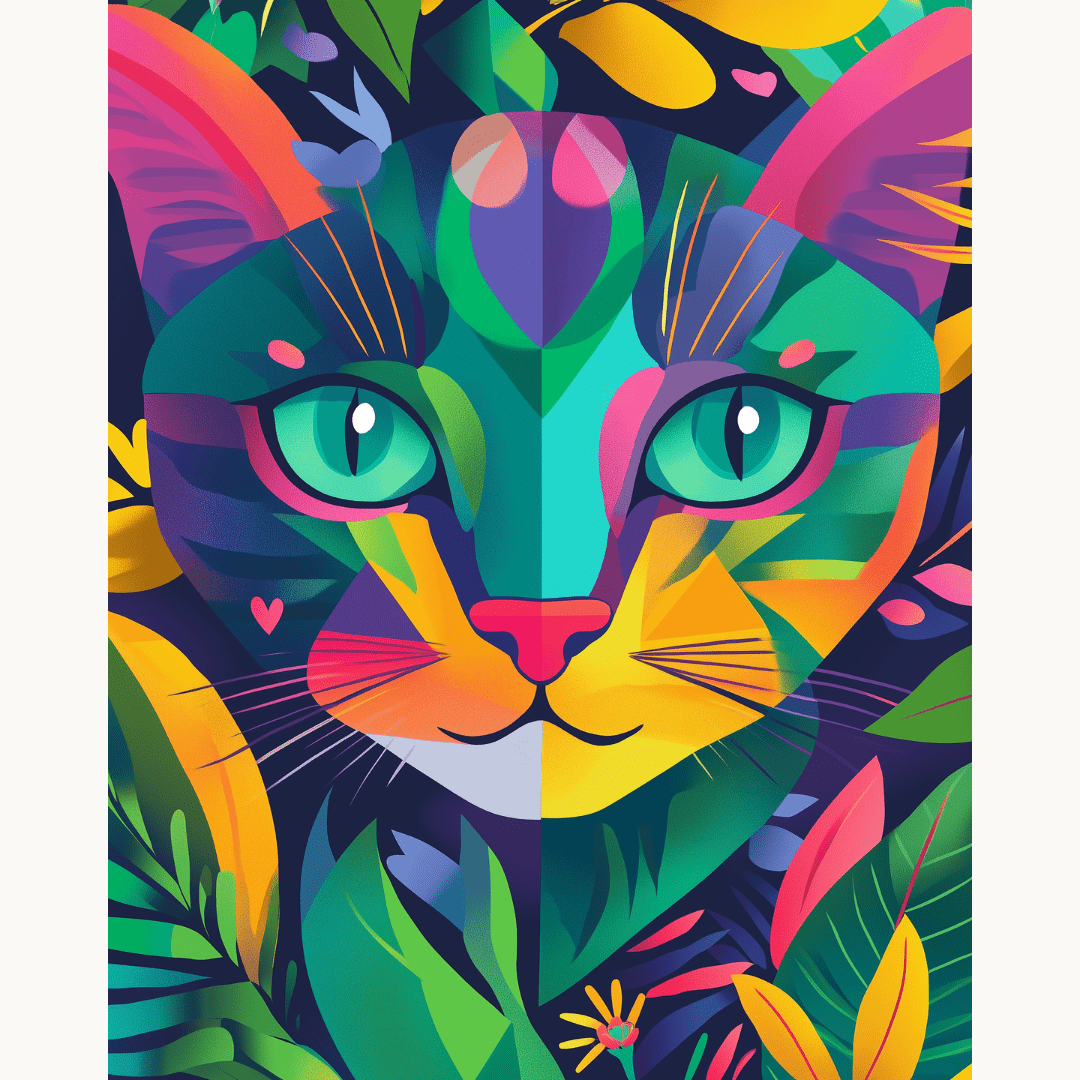 Riddling Whiskers - Number Artist Diamond Painting Kits