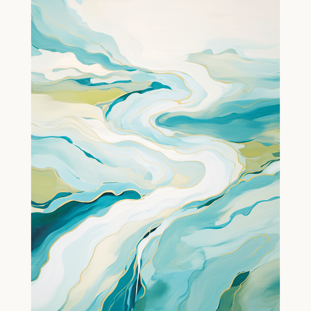 River Meander - Number Artist Diamond Painting Kits