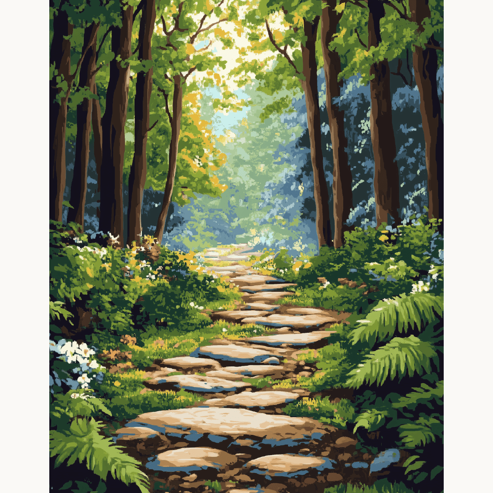 Road to Peace - Number Artist Diamond Painting Kits