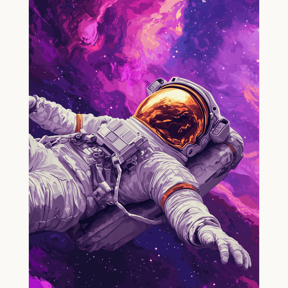 Rocket Man - Number Artist Paint by Numbers Kits