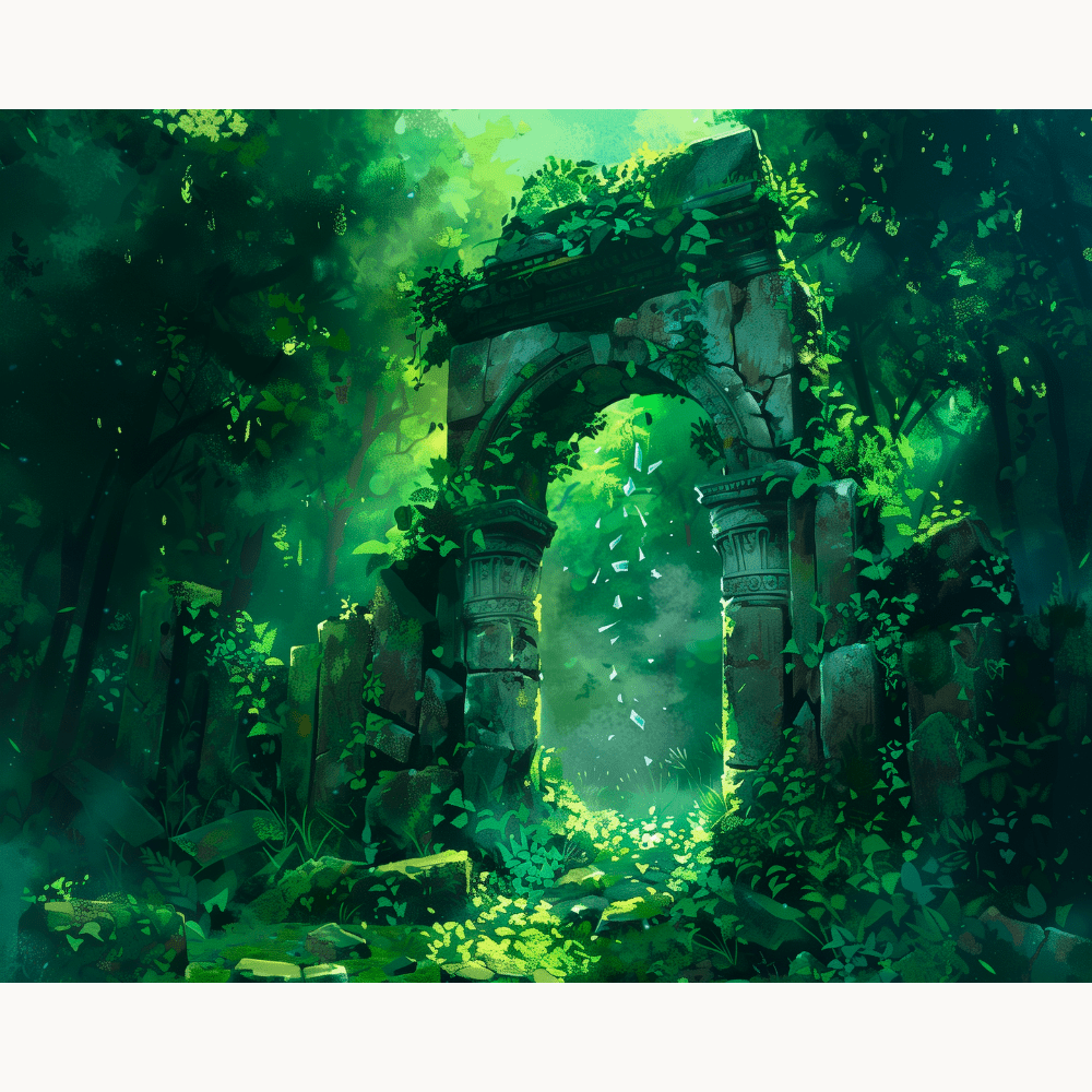 Ruined Portal - Number Artist Diamond Painting Kits