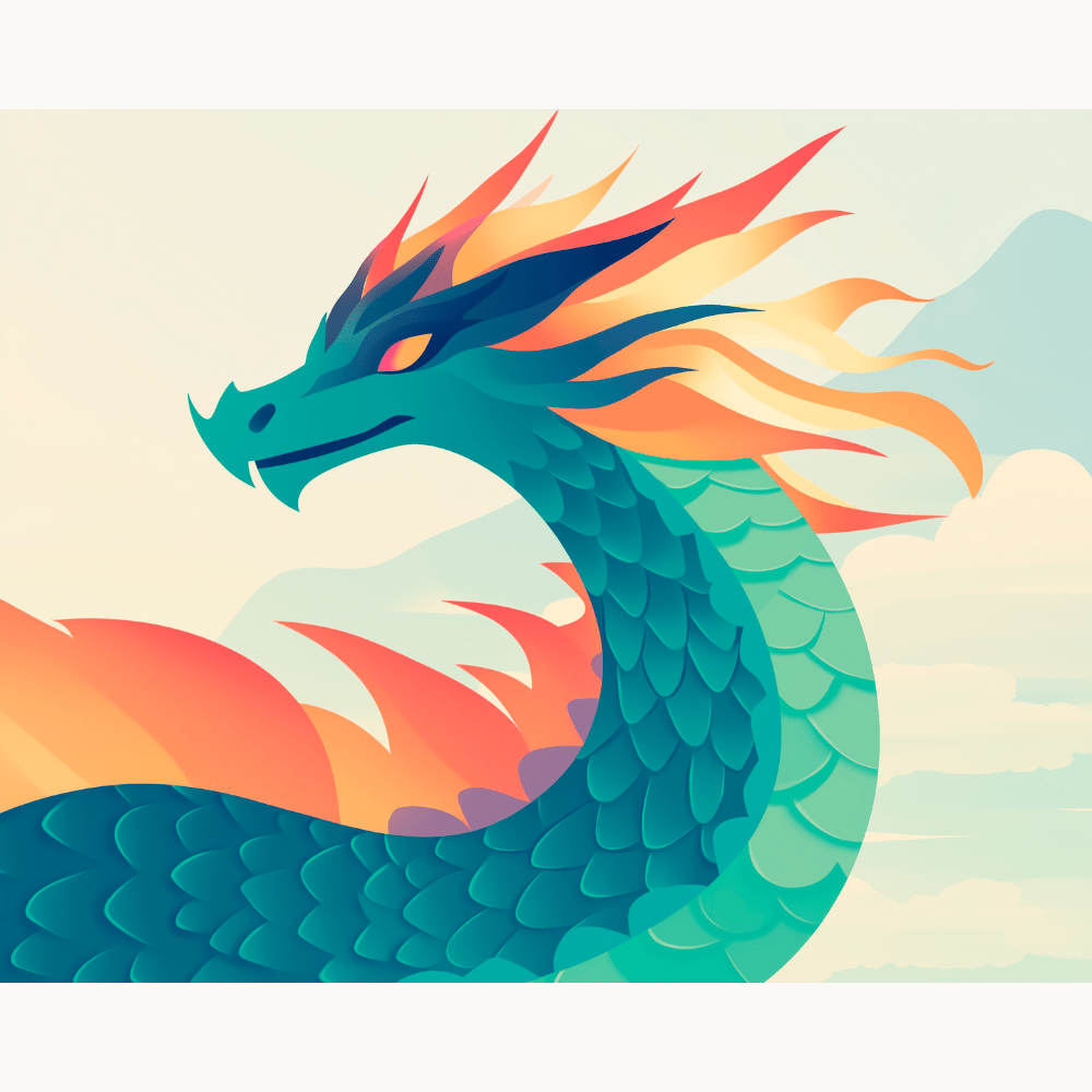 Scale Dragon - Number Artist Diamond Painting Kits