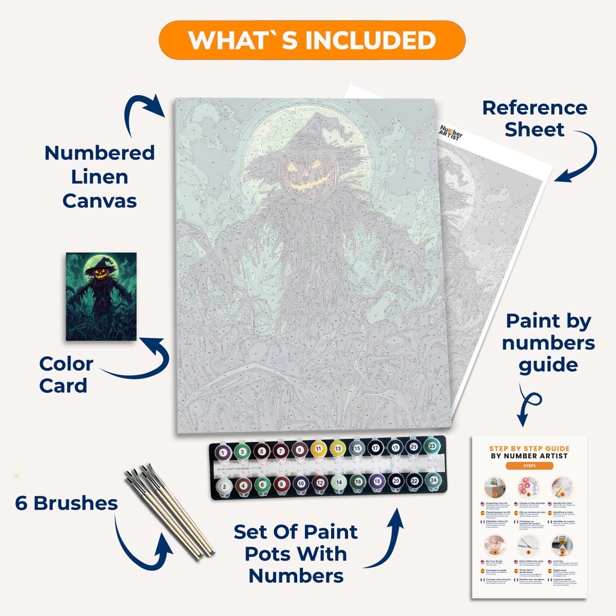 Scarecrow's Field - Number Artist Diamond Painting Kits